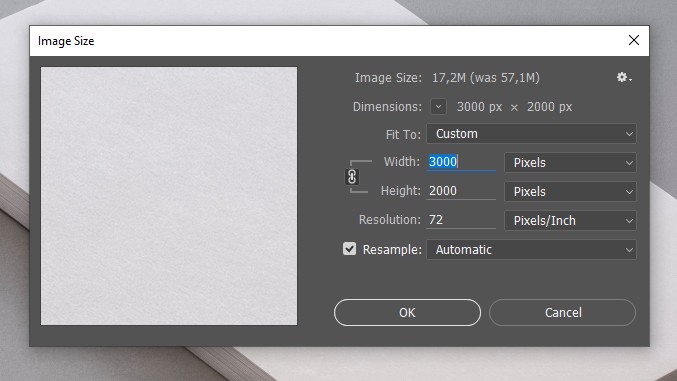 Photoshop change image size in mockup