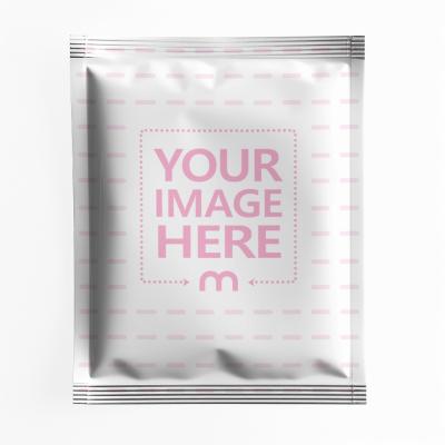 3 Side Sealed Pouch Mockup for Single Serve Product Packaging