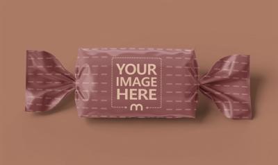 Candy Packaging Mockup Generator in Isolated Background