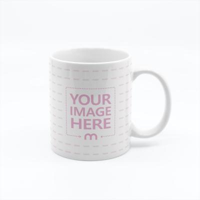 Ceramic Mug on White Background Mockup