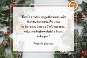 Christmas Quote Frame Template