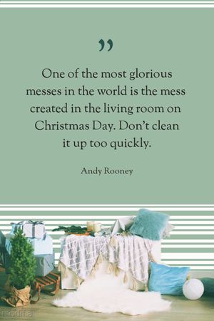 Christmas Quote Template With Festive Background