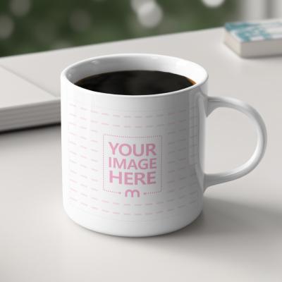 Classic Coffee Cup Mockup in Natural Light