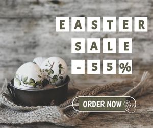 Easter Sale Facebook Post Template