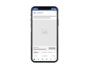 Facebook Mobile Ad Post Mockup Generator