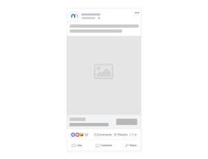 Facebook Mobile Post Mockup Generator Template