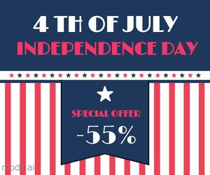 Facebook Post Special July Sale