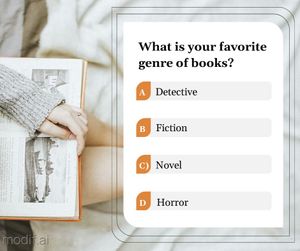 Facebook Post What is Your Favorite Genre of Books