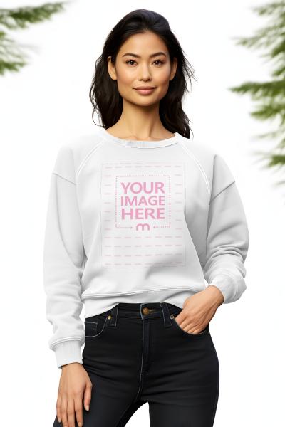 Full Sleeve Sweatshirt Mockup Generator PSD