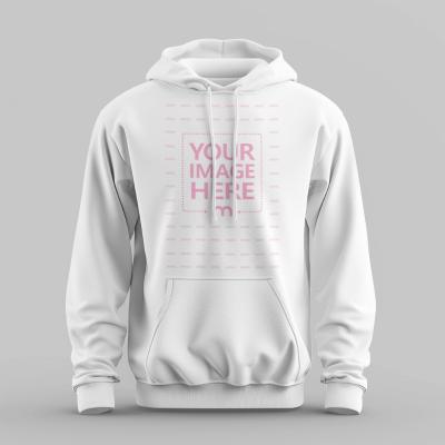 Hoodie Mockup PSD with Isolated White Background