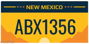 Illustrated License Plate Template