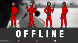 Illustrated Offline Banner Template