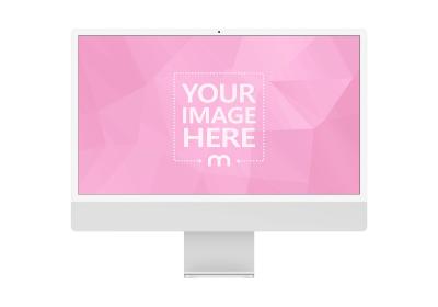 iMac 24 Mockup Generator Template