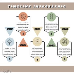 Infographic Timeline Simple Design