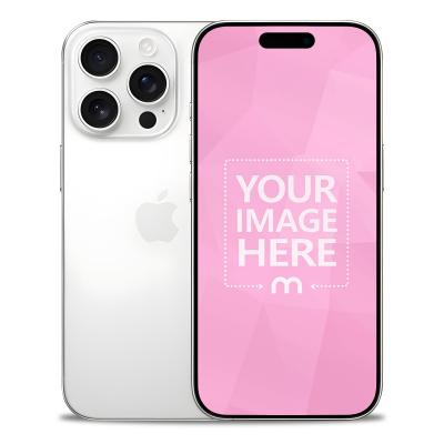 iPhone 16 Pro Front and Back View Mockup Generator