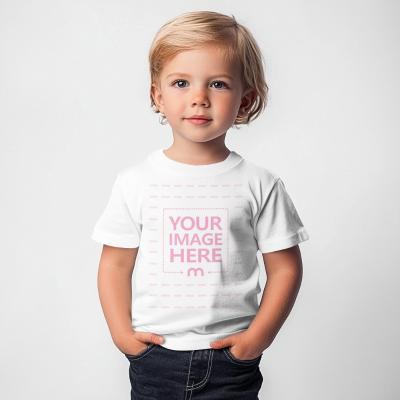 Kids and Child T-Shirt Mockup for Branding and Showcasing