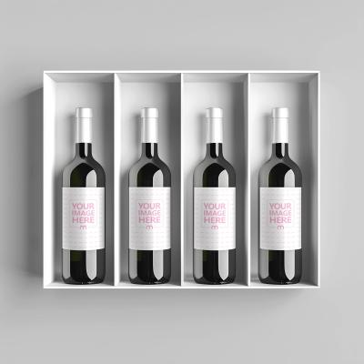 Label Mockup Generator for Collection of Wine Bottles