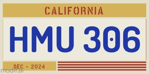 License Plate Design With Details