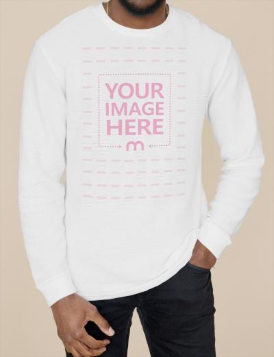 Man in Sweatshirt Photoshop Mockup