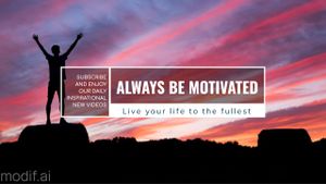 Motivational Youtube Channel Banner