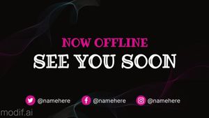 Now Offline Twitch Banner Template