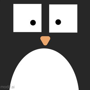 Penguin Baby Mug Template Design