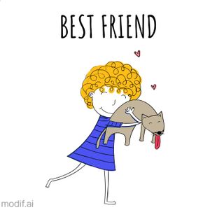 Pillow Best Friend Design Template