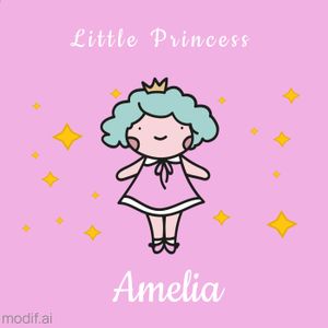 Pillow Little Princess Design Template 