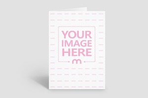 Portrait 5x7 Greeting Card/Invitation Mockup Generator