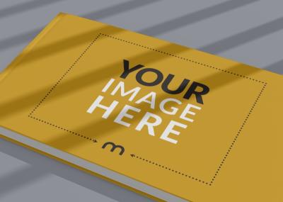 Professional Hardcover Print Book Cover Mockup