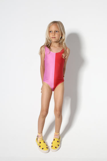 RED AND PINK SWIMSUIT makids