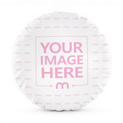 Round Pillow Mockup Generator for Homes Interior