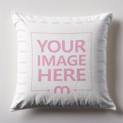 Simple Pillow Mockup Generator with White Background