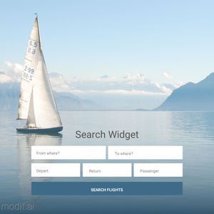 Square Instagram Post Template With Sailboat Photo