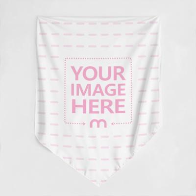 Square Silk Scarf Mockup on Minimal Background