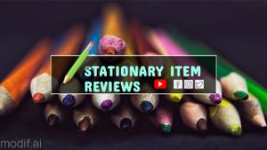 Stationery Item Review YouTube Channel Art