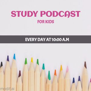 Study Podcast For Kids Template