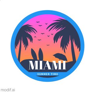 Summer Time Mug Design Template