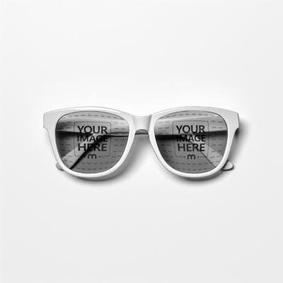 Sunglasses Mockup on Isolated Background for Fashion Branding