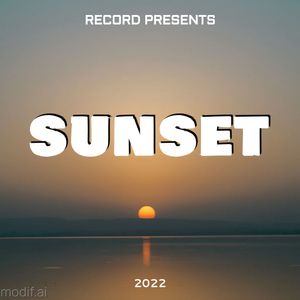 Sunset Music Cover Template