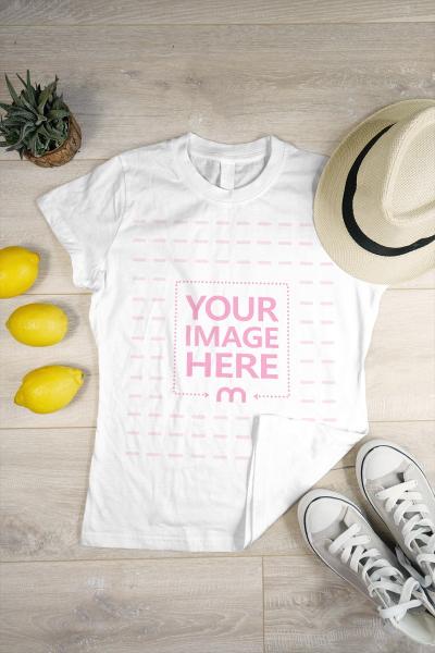 T-Shirt in a Decorated Scene Mockup