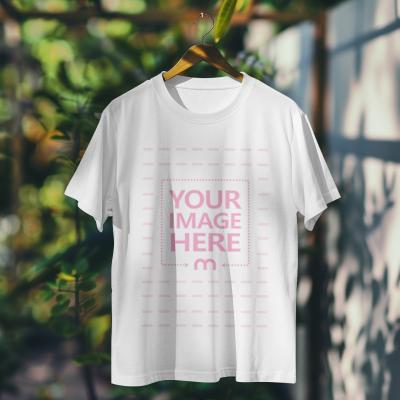 T-Shirt Mockup Generator Hanging Outdoor