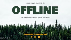 Twitch Offline Banner Template