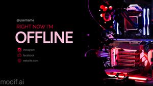 Twitch Offline Banner Template