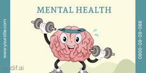 Twitter Post Mental Health Strong Brain