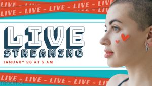 Youtube Live Broadcast Banner Template